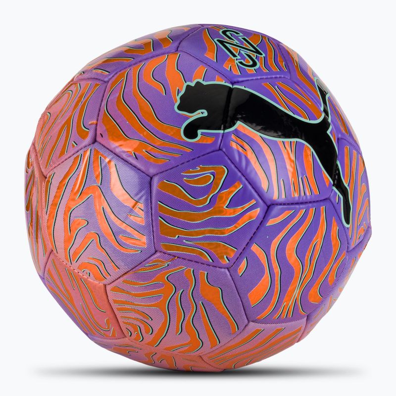 PUMA Neymar Jr. futbolo kamuolys. Grafinis oranžinis aguonų / Puma juodas dydis 5 2