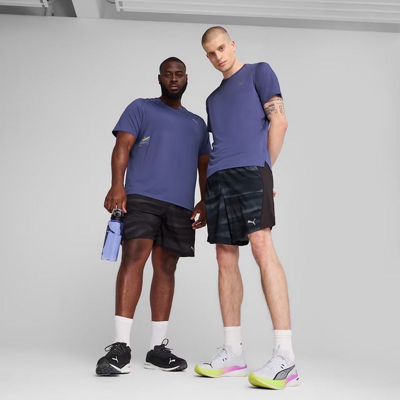 Vyriški bėgimo šortai PUMA Run Velocity AOP 7" puma black 3