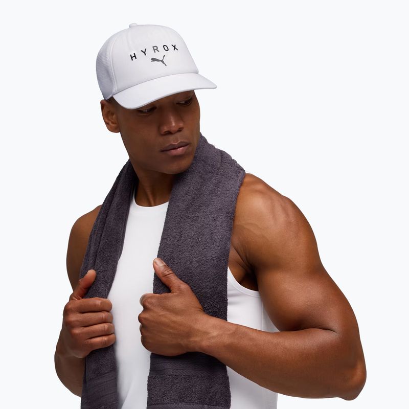 Kepurė su snapeliu PUMA x HYROX Trucker balta 3