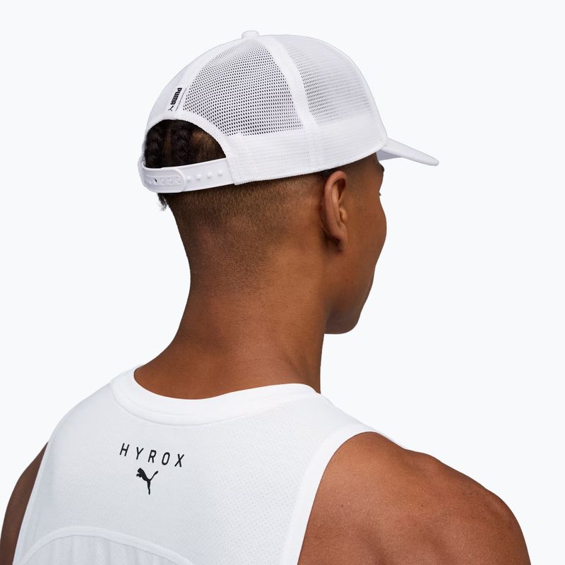 Kepurė su snapeliu PUMA x HYROX Trucker balta 4