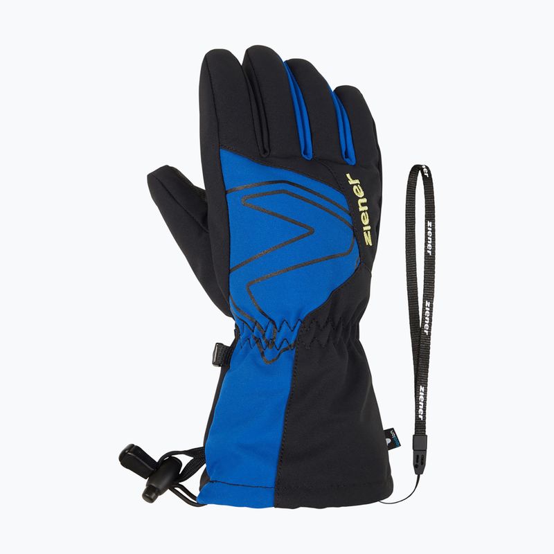 Vaikiškos slidininkų pirštinės ZIENER Laval Aquashield AW cobalt blue 2