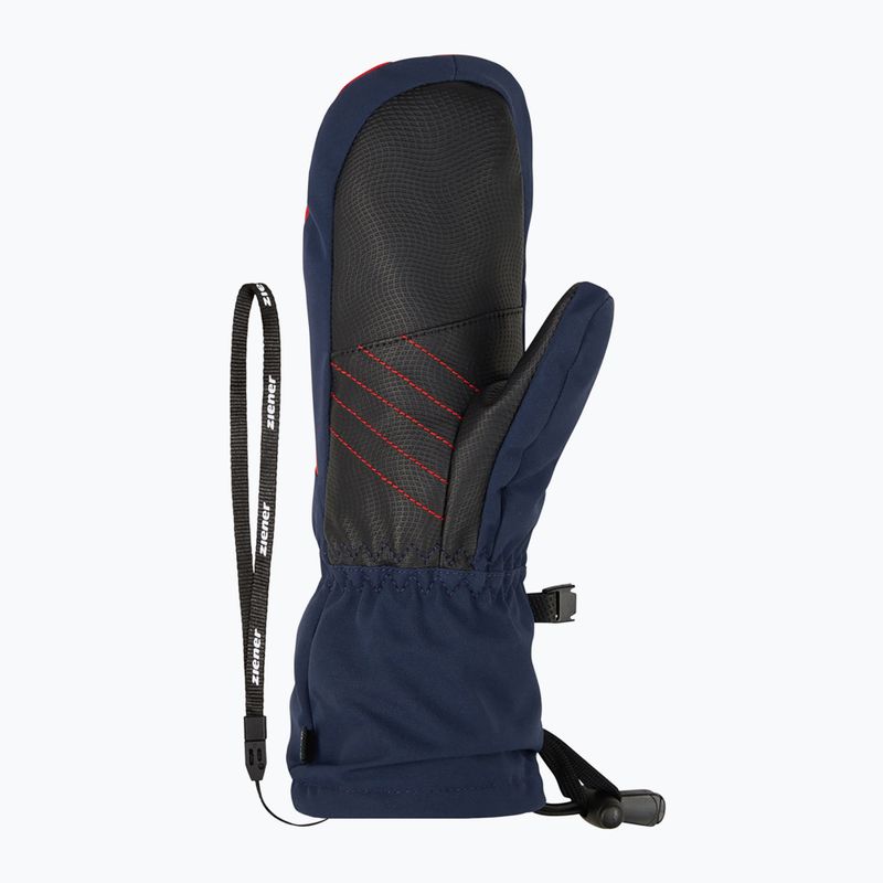 Vaikiškos slidininkų pirštinės ZIENER Lavalino Aquashield AW Mitten dark navy 3