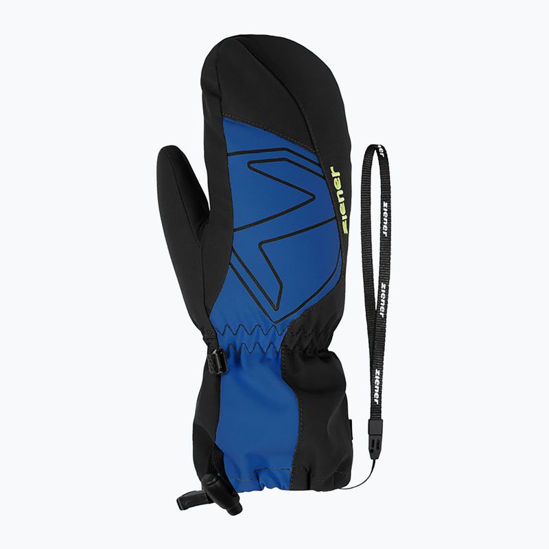 Vaikiškos slidininkų pirštinės ZIENER Lavalino Aquashield AW Mitten cobalt blue 2