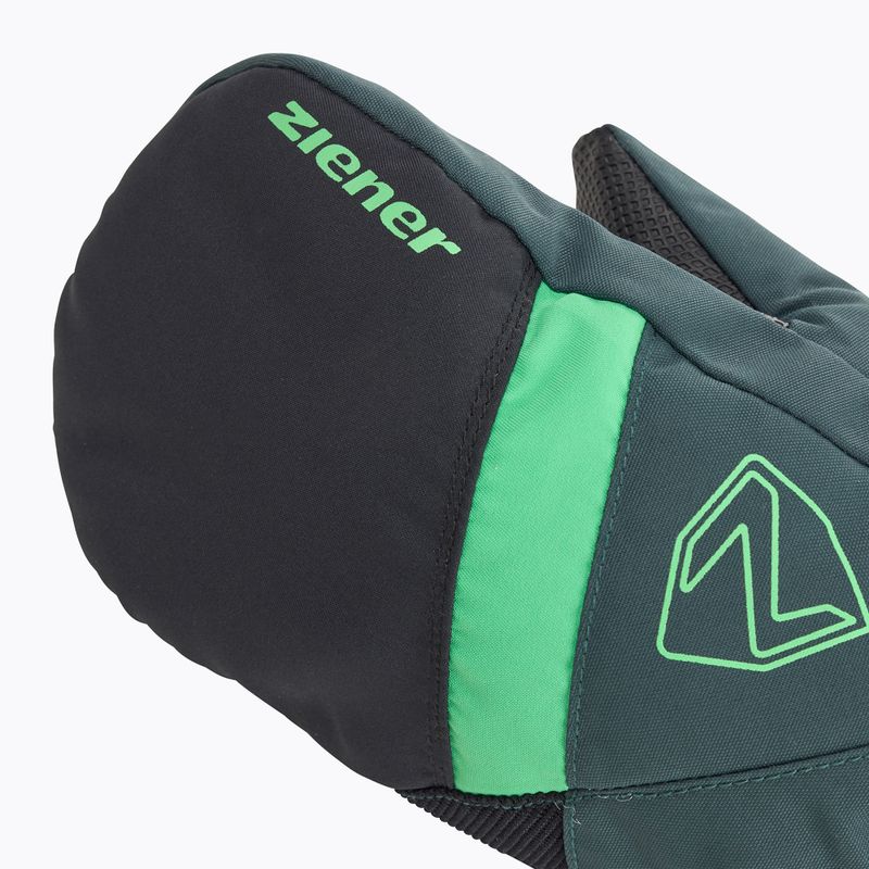 Vaikiškos slidininkų pirštinės ZIENER Levin GTX Mitten dark jungle 4