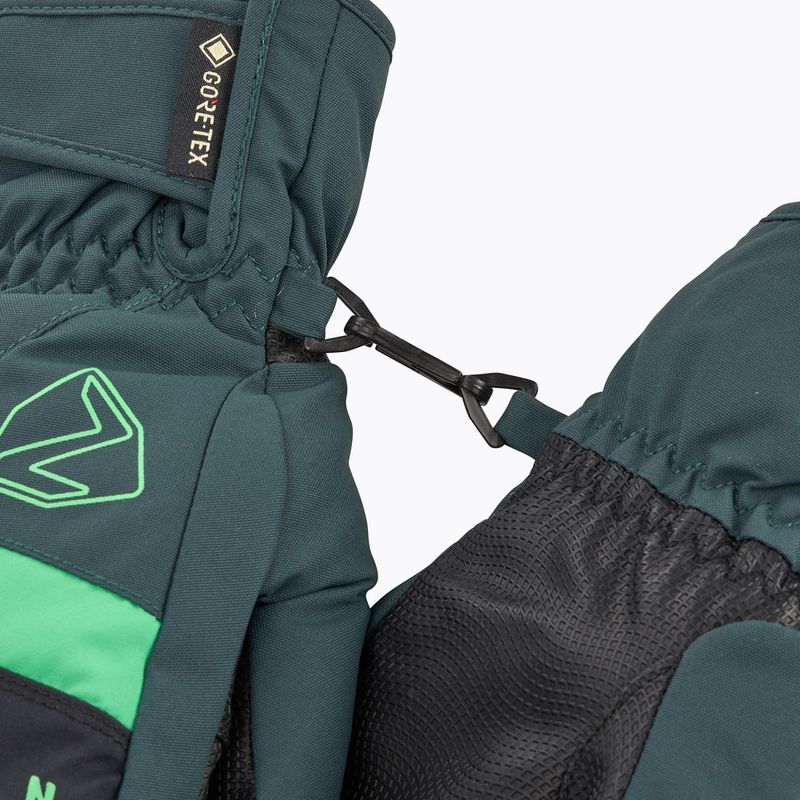 Vaikiškos slidininkų pirštinės ZIENER Levin GTX Mitten dark jungle 5