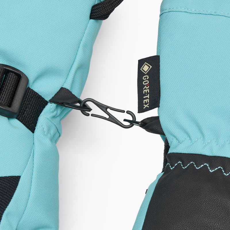 Vaikiškos slidininkų pirštinės ZIENER Lanic GTX + Gore Plus Warm Mitten river blue 5
