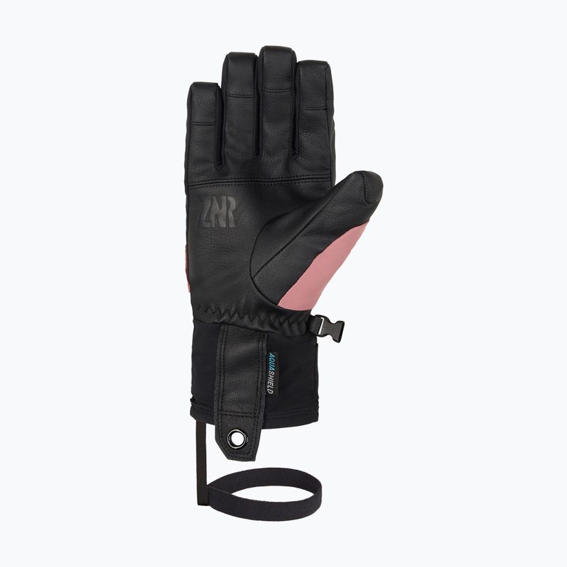 Vyriškos slidinėjimo pirštinės ZIENER Gonno Aquashield rose blossom 10