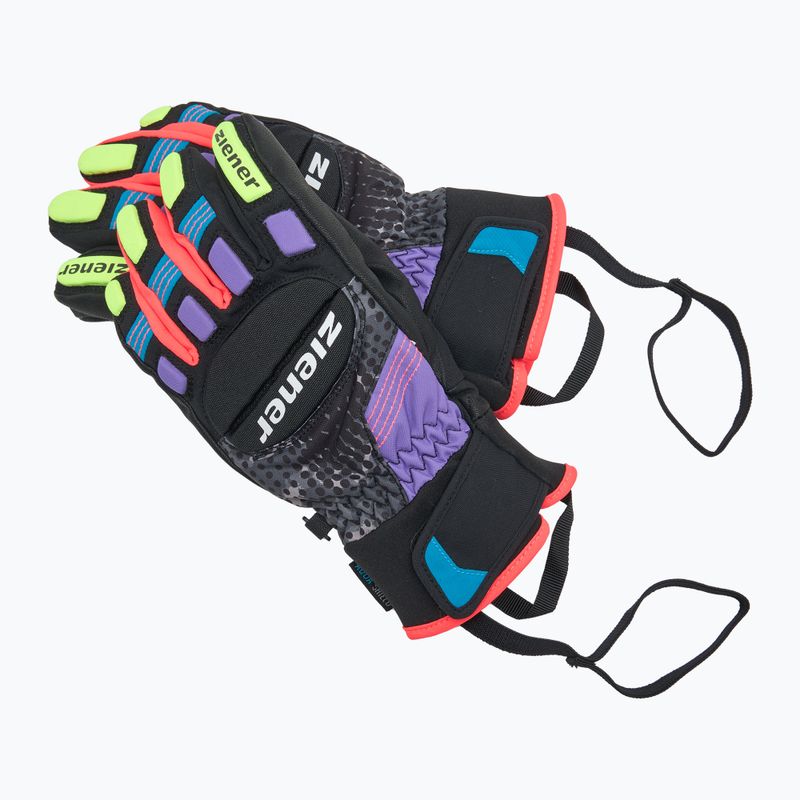 Vaikiškos slidininkų pirštinės ZIENER Luro Aquashield PR multicolor 6