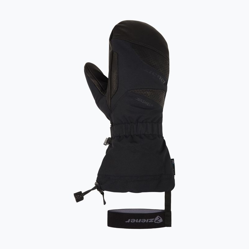 Vyriškos slidinėjimo pirštinės ZIENER Gaikus Aquashield AW alpine black 8