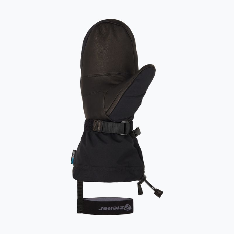 Vyriškos slidinėjimo pirštinės ZIENER Gaikus Aquashield AW alpine black 9