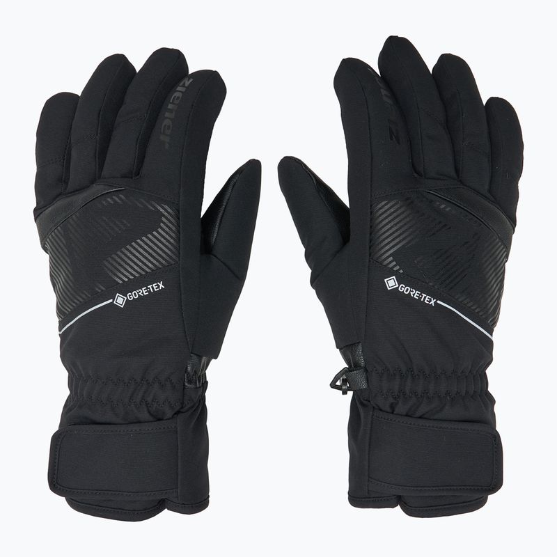 Vyriškos slidinėjimo pirštinės ZIENER Galibo GTX alpine black 4