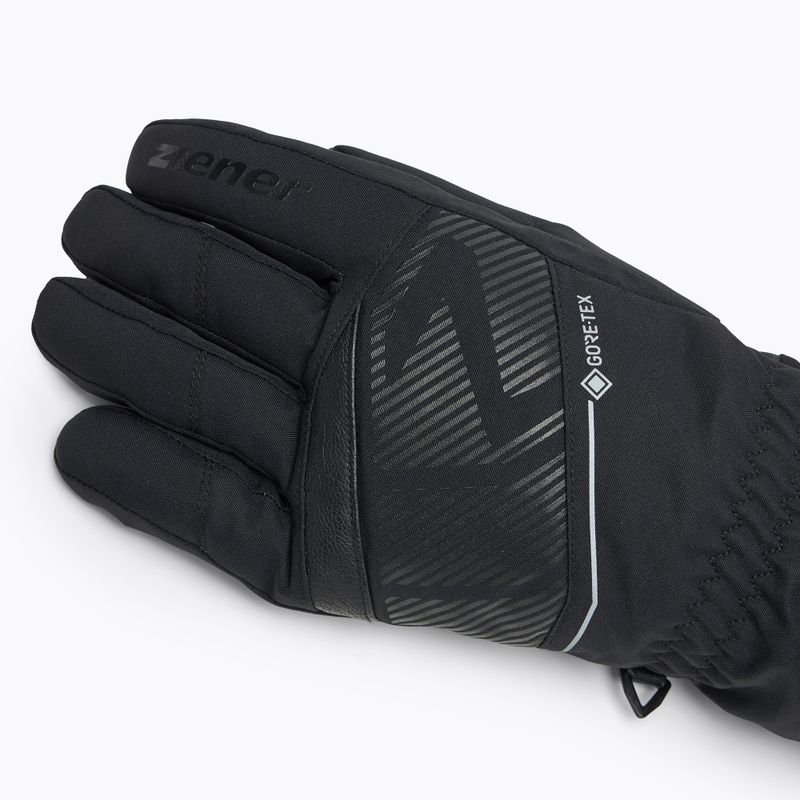 Vyriškos slidinėjimo pirštinės ZIENER Galibo GTX alpine black 5