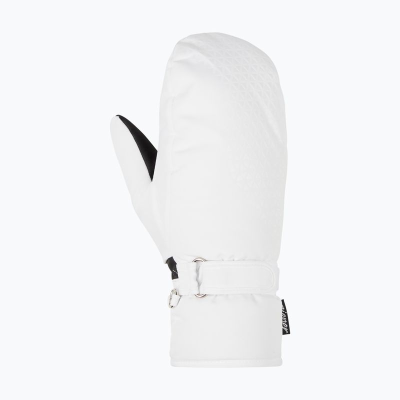 Moteriškos slidininkų pirštinės ZIENER Kisar Aquashield Mitten white 2