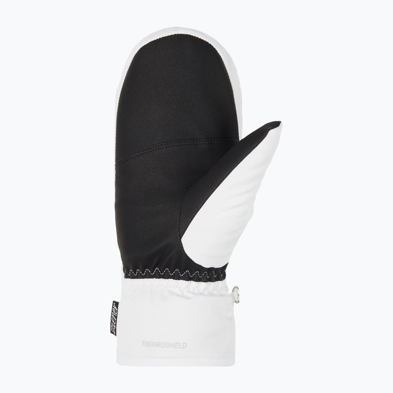 Moteriškos slidininkų pirštinės ZIENER Kisar Aquashield Mitten white 3