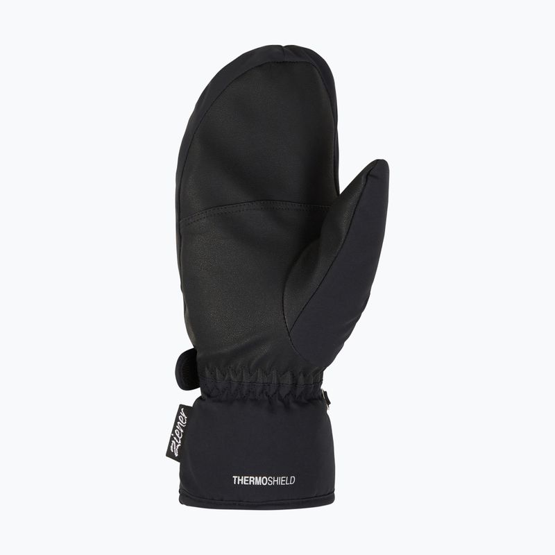 Moteriškos slidininkų pirštinės ZIENER Kisar Aquashield Mitten black 2