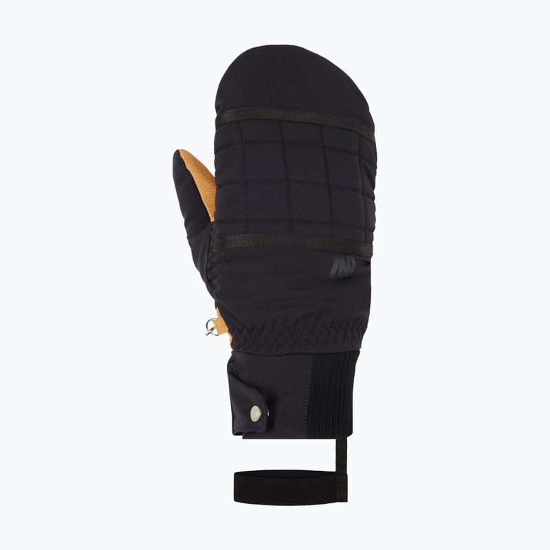 Moteriškos slidininkų pirštinės ZIENER Kabba black 8
