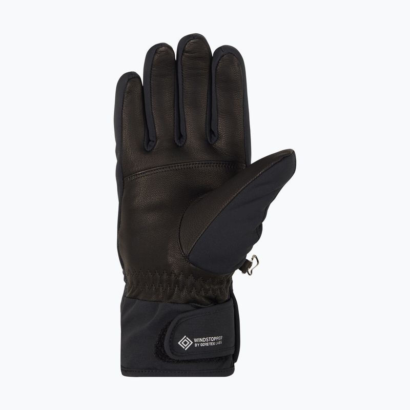 Moteriškos slidininkų pirštinės ZIENER Karoi WS PR black/rose metallic 8