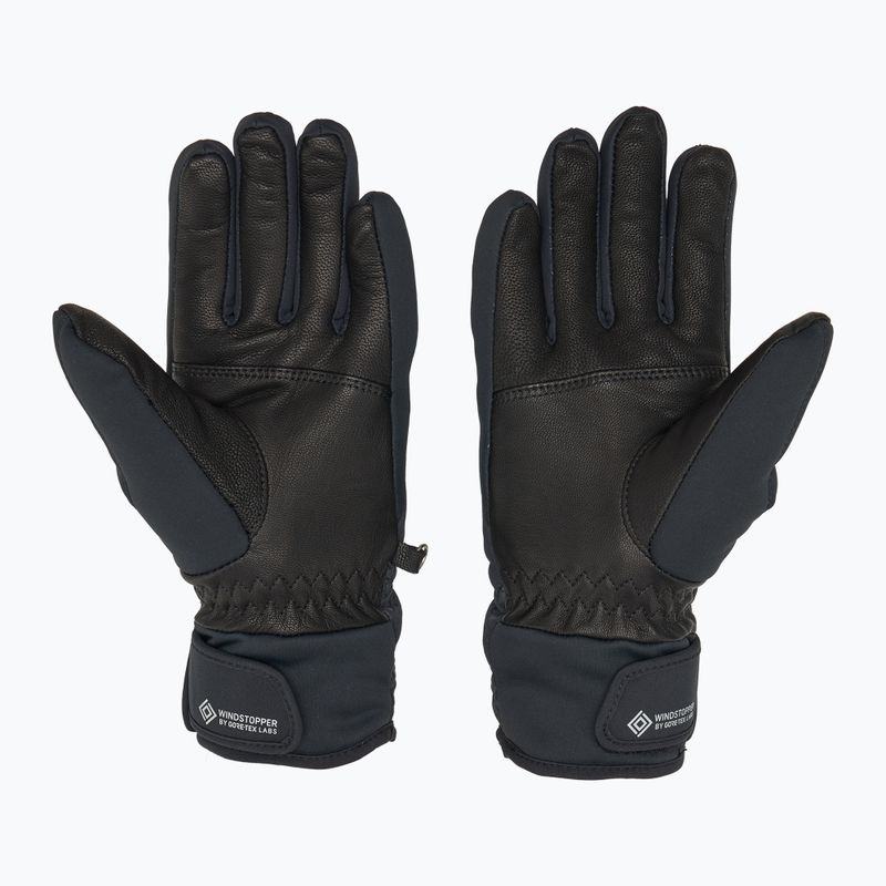 Moteriškos slidininkų pirštinės ZIENER Karoi WS PR black/rose metallic 2