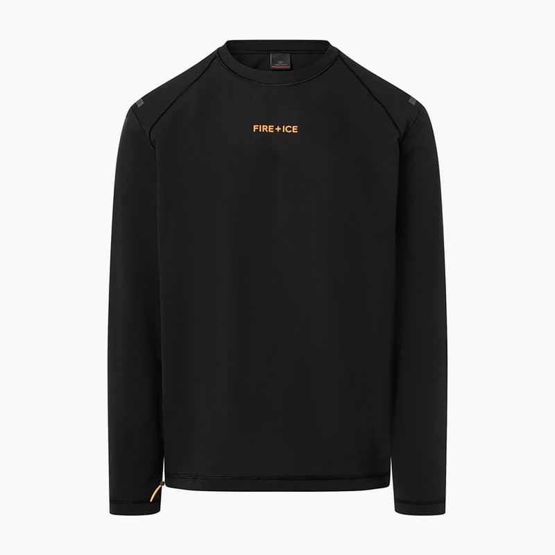 Vyriški termoaktyvūs marškinėliai BOGNER FIRE+ICE Alejo 1/4 Zip black