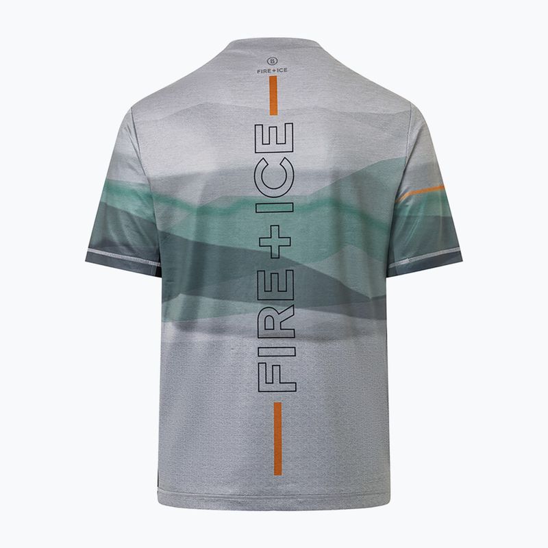 Vyriški termoaktyvūs marškinėliai ilgomis rankovėmis BOGNER FIRE+ICE Balduin2 1/4 Zip liquid silver 2