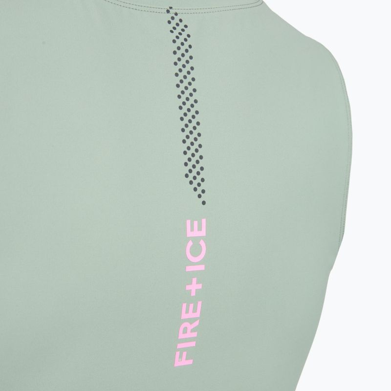 Moteriški termo marškinėliai ilgomis rankovėmis BOGNER FIRE+ICE Caia 1/4 Zip eucalyptus 4