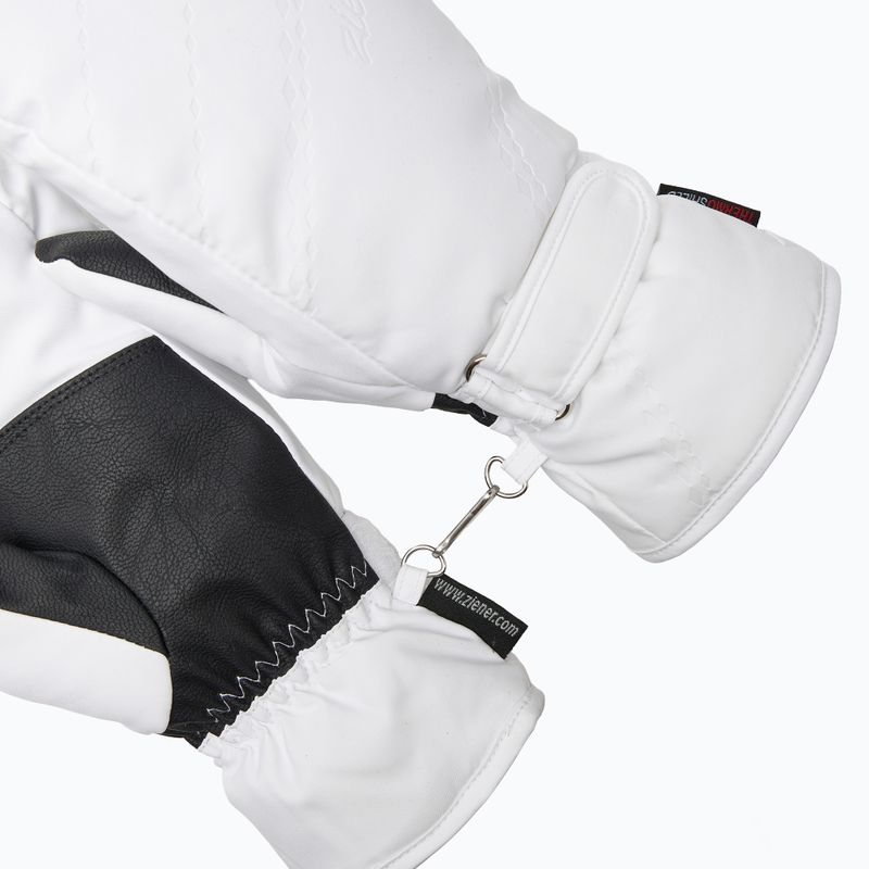 Moteriškos slidinėjimo pirštinės ZIENER Kevi-Z PR Mitten white 5