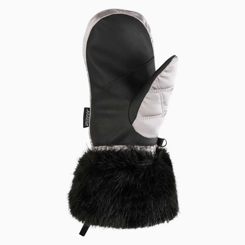 Moteriškos slidinėjimo pirštinės ZIENER Kwinzi-Z Mitten metallic silver 3