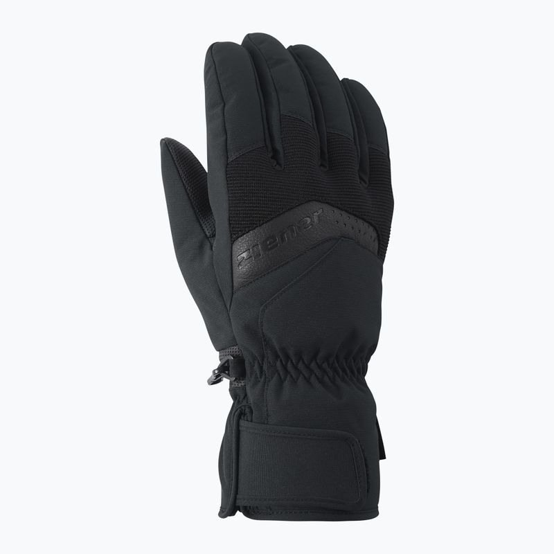 Slidinėjimo pirštinės ZIENER Gabino black/red 2