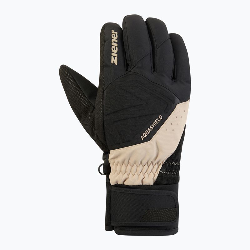 Vyrų slidinėjimo pirštinės ZIENER Gatis Aquashield sandstone 2