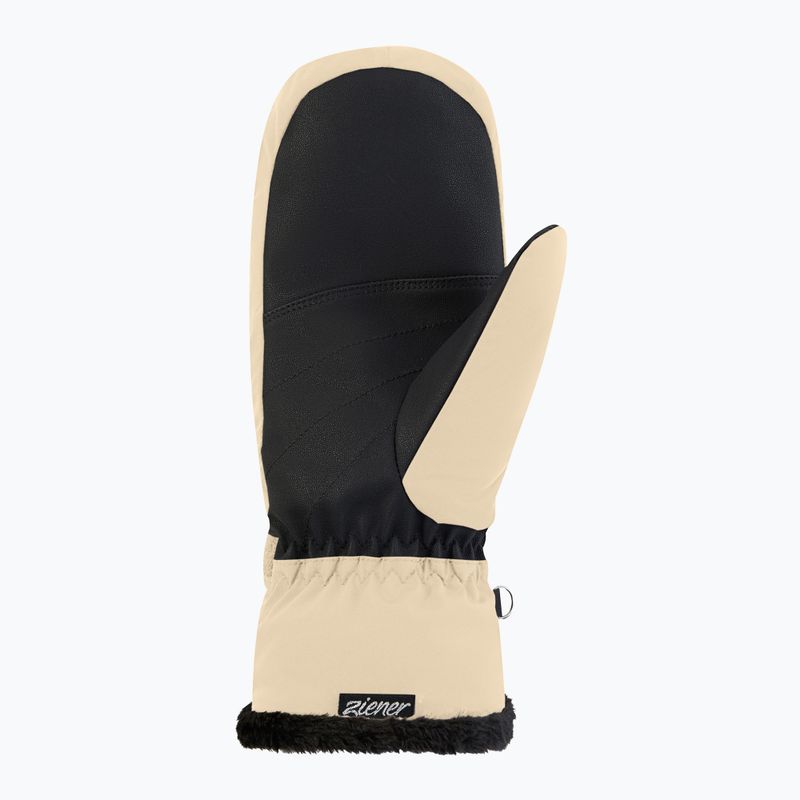Moteriškos slidinėjimo pirštinės Ziener Keaki-Z Aquashield PR Mitten Glove soft taupe 3