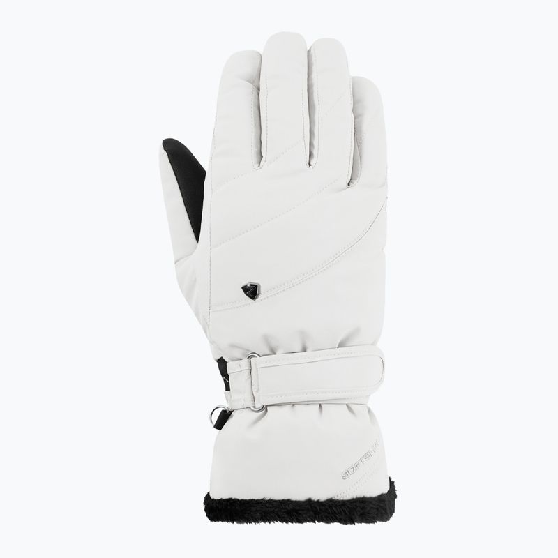 Moteriškos slidinėjimo pirštinės ZIENER Keaka-Z Aquashield PR white 2