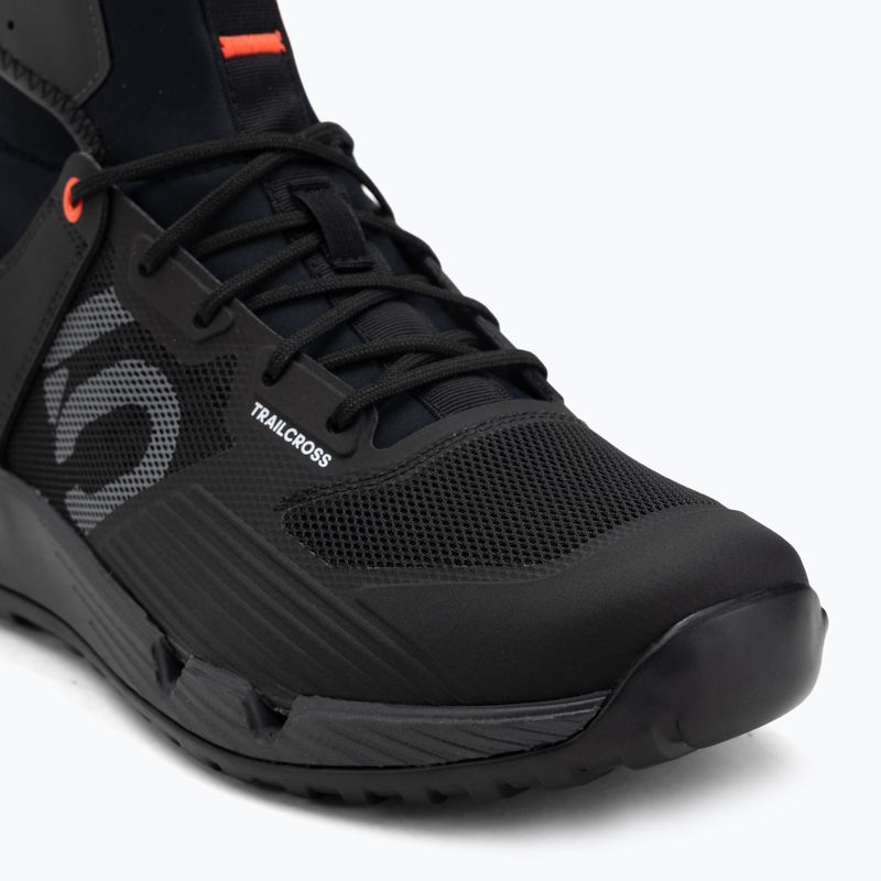Vyriški platforminiai dviračių batai adidas FIVE TEN Trailcross GTX Core Black/Grey Three/Solar Red 7