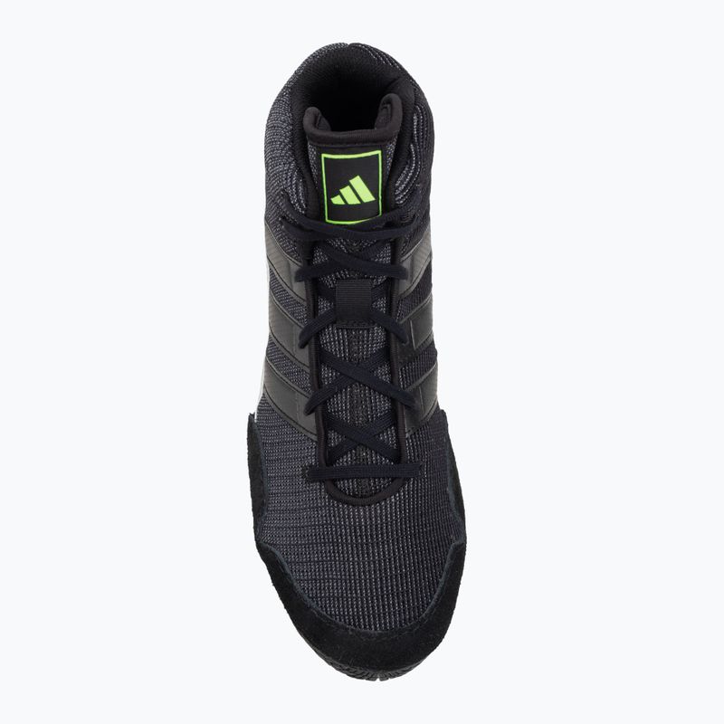 Bokso batai adidas Speedex core black/lucid lemon 5