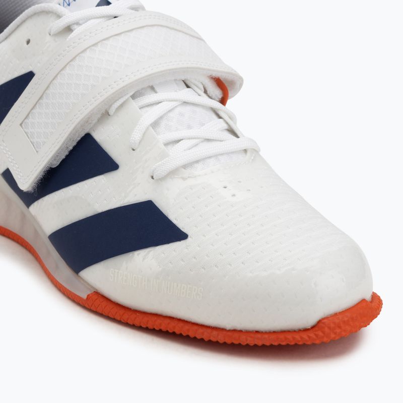 Sunkiosios atletikos batai adidas Adipower Weightlifting III Footwear white/dark blue/royal blue 7