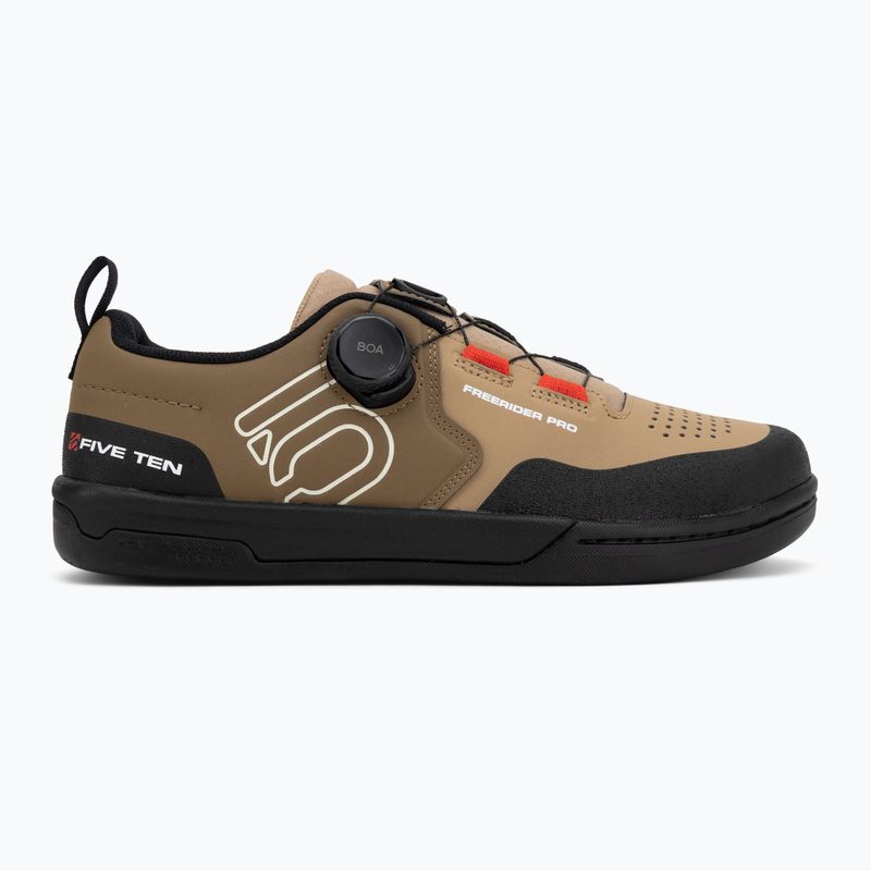 Vyriški platforminiai dviračių batai adidas FIVE TEN Freerider Pro Boa cardboard/off white/core black 2