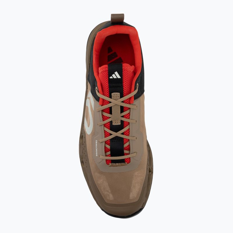 Vyriški platforminiai dviračių batai adidas FIVE TEN Trailcross LT cardboard/off white/core black 5