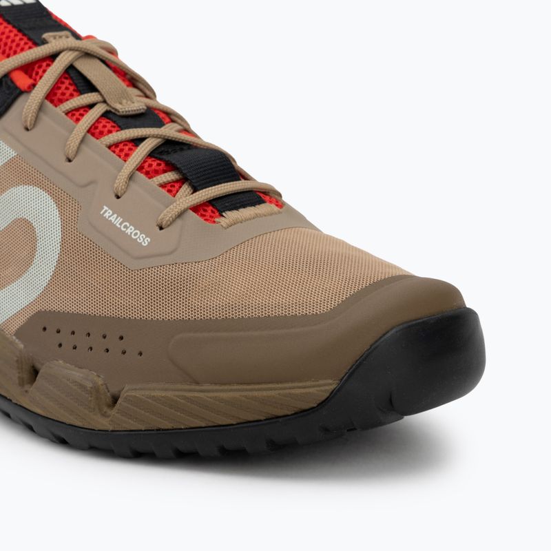 Vyriški platforminiai dviračių batai adidas FIVE TEN Trailcross LT cardboard/off white/core black 7