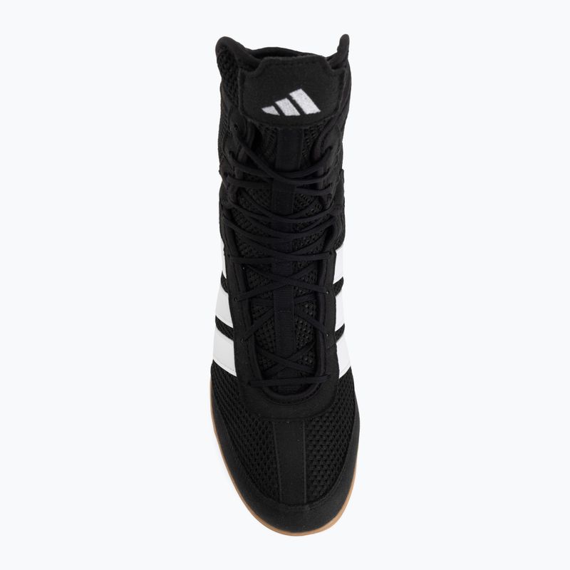 Vyriški bokso bateliai adidas Box Hog Wide black/white 5