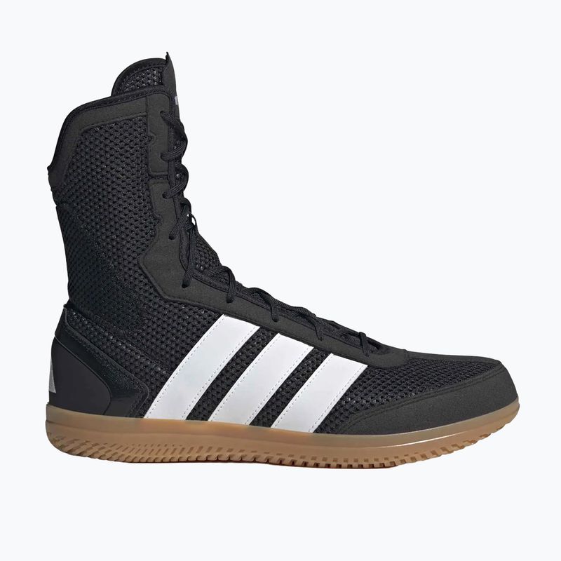 Vyriški bokso bateliai adidas Box Hog Wide black/white 2