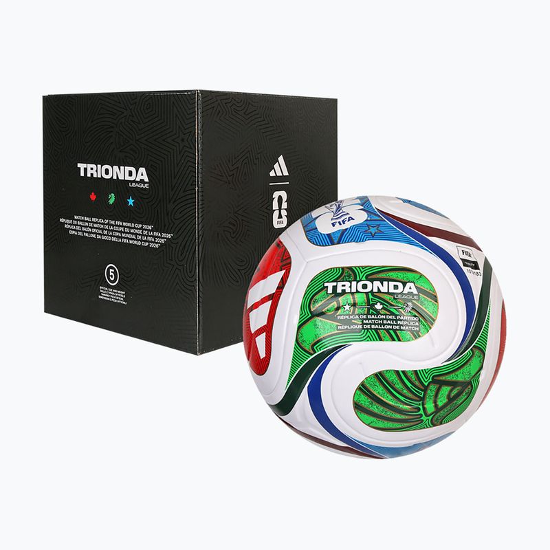 Futbolo kamuolys adidas Trionda League Box World Cup multicolor dydis 5 2