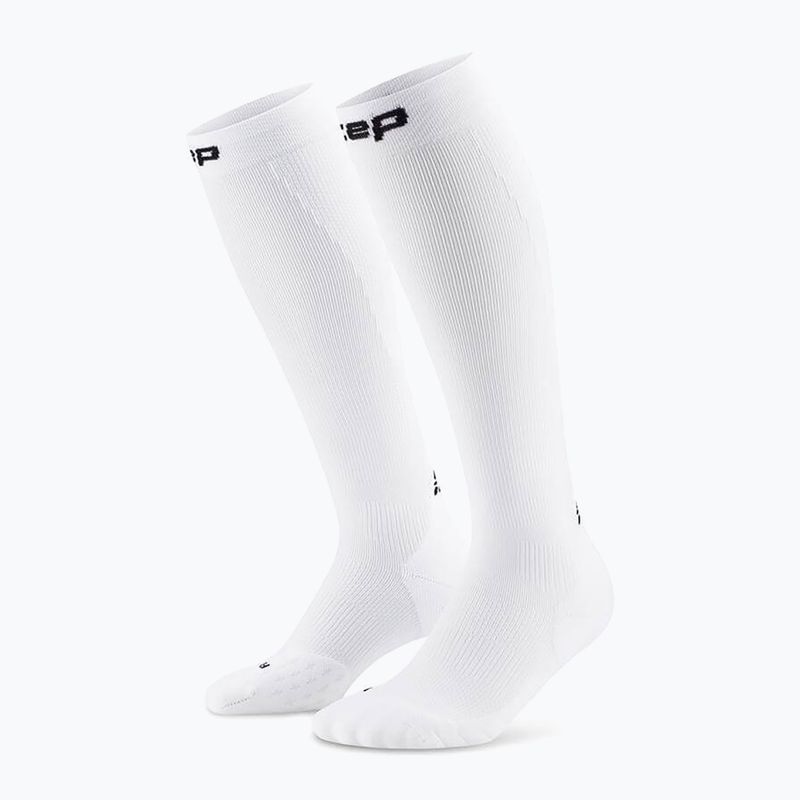 Moteriškos kompresinės kojinės CEP Run Tall 5.0 white