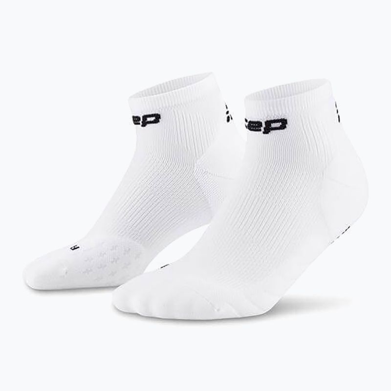 Moteriškos kompresinės kojinės CEP Run Low Cut 5.0 white