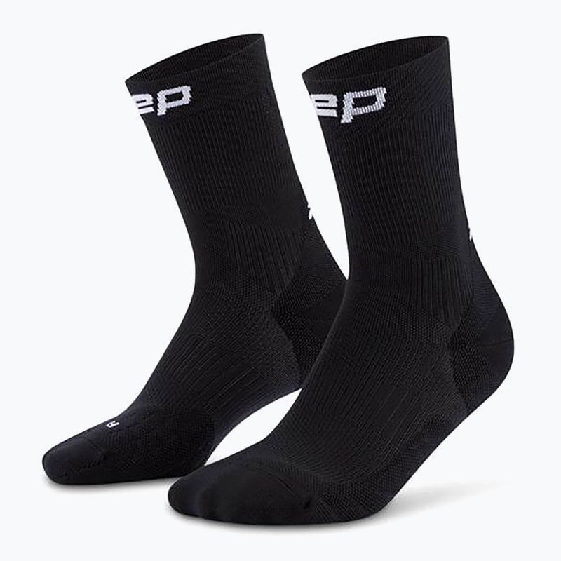 Moteriškos kompresinės kojinės CEP Run Mid Cut 5.0 black
