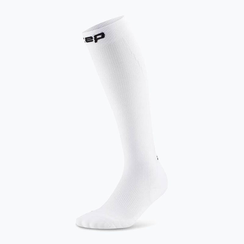 Vyriškos kompresinės kojinės CEP Run Tall 5.0 white 2