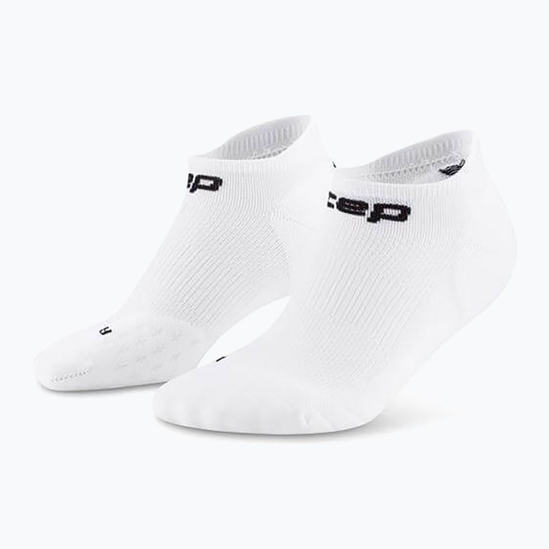 Vyriškos kompresinės kojinės CEP Run No Show 5.0 white
