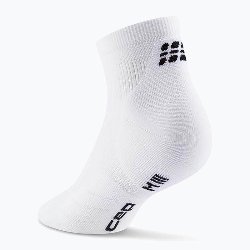 Vyriškos kompresinės kojinės CEP Run Low Cut 5.0 white 3