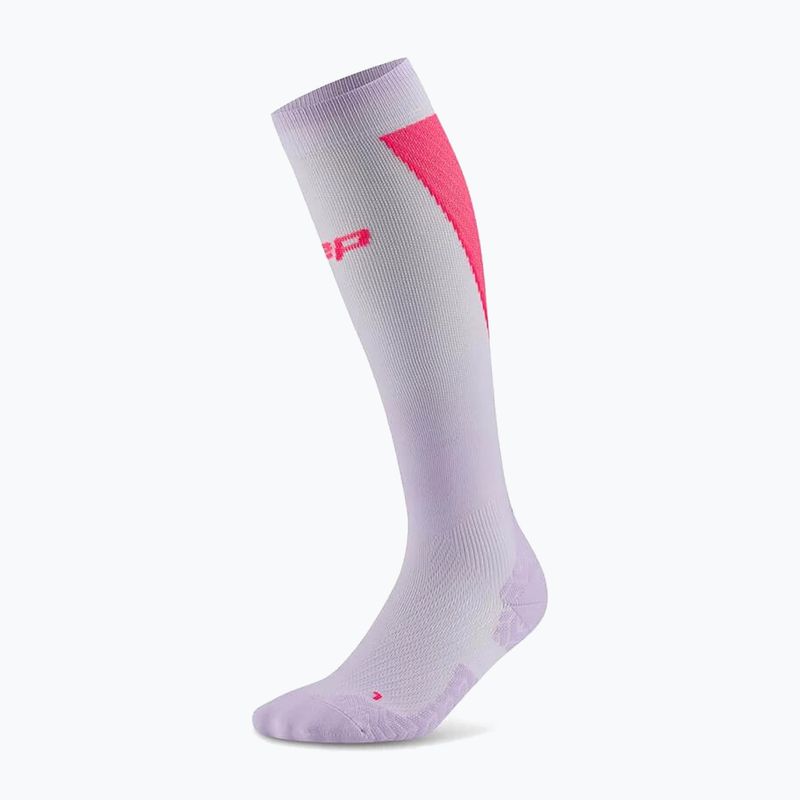 Moteriškos kojinės CEP Ultralight Tall 4.0 lilac/pink 2