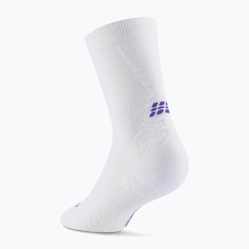 Moteriškos kojinės CEP Ultralight Mid Cut 4.0 white 3