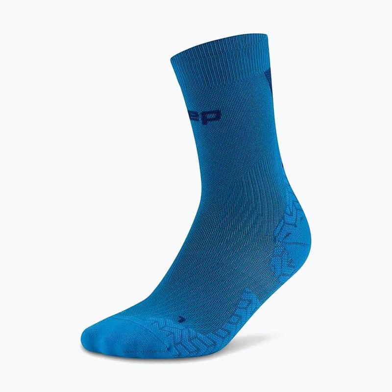 Vyriškos kompresinės kojinės CEP Ultralight Mid Cut 4.0 blue/dark blue 2