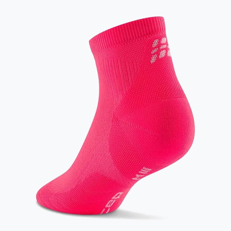 Vyriškos kompresinės kojinės CEP Run Low Cut 5.0 pink 3